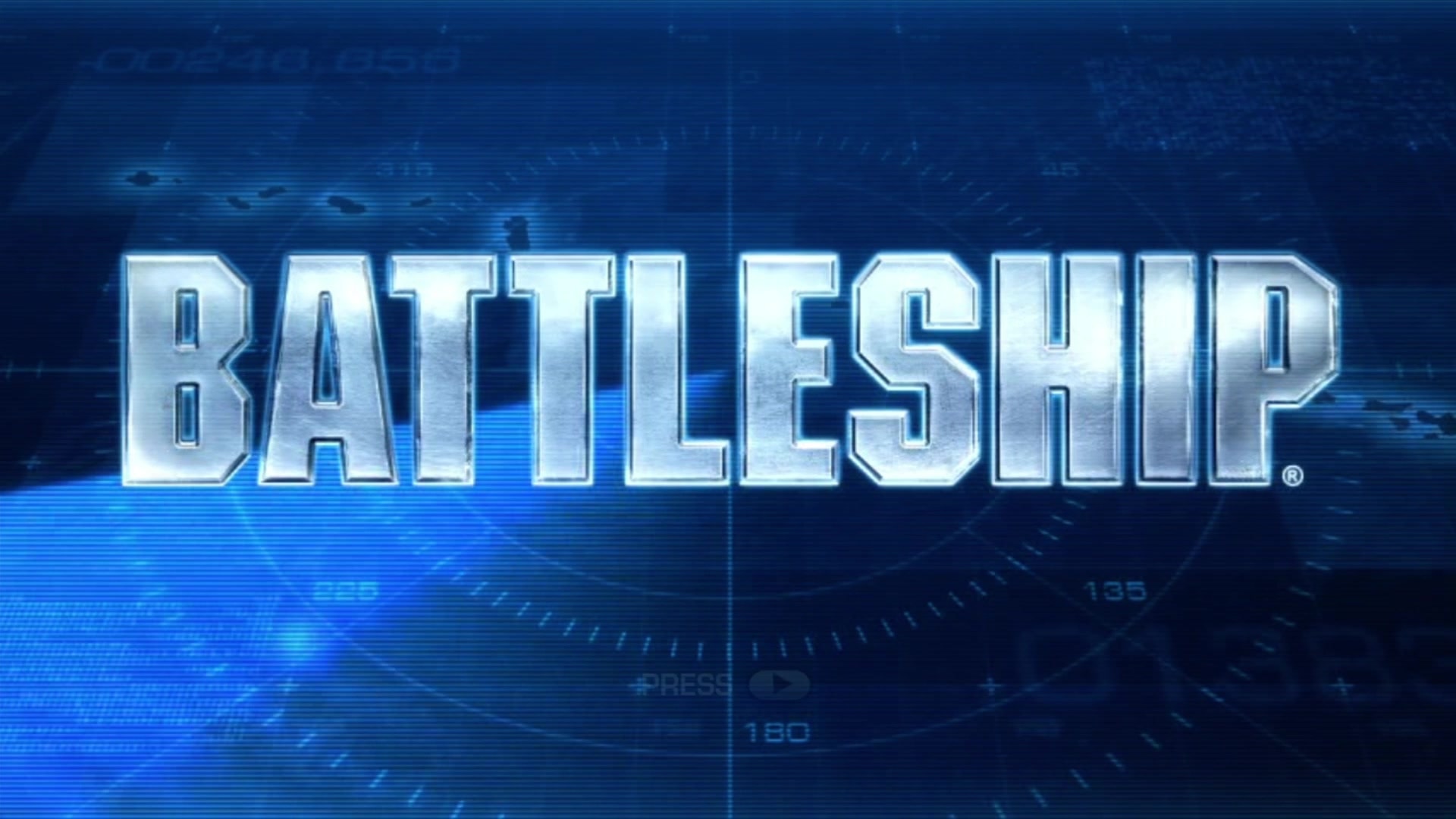 Battleship title screen for Xbox 360